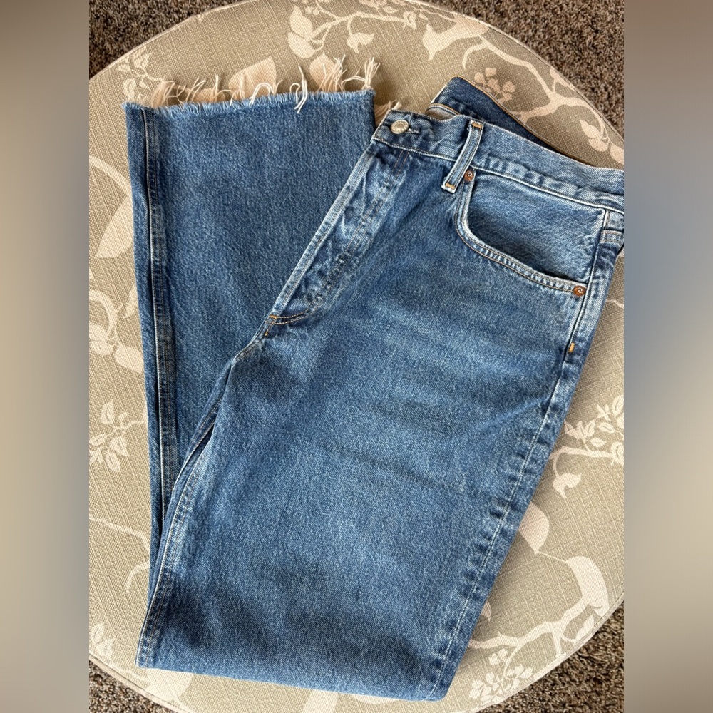 Agolde Relaxed Boot Mid Rise Sphere Jeans, Size 32, New With Tags